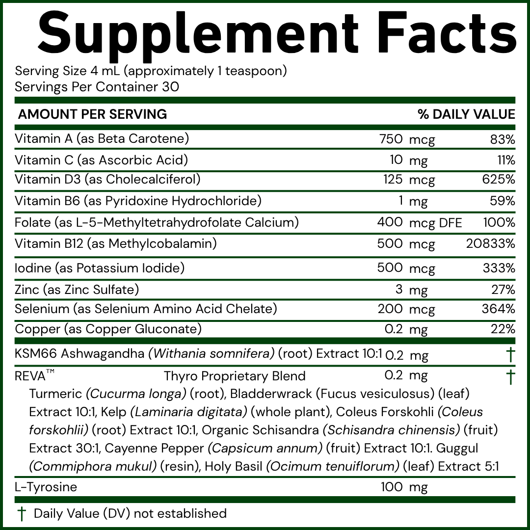 REVA - Advanced Thyroid and Hormone Support for Weight and Energy