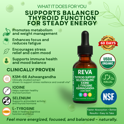 REVA - Advanced Thyroid and Hormone Support for Weight and Energy
